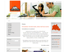 Tablet Screenshot of fahrradstation.com